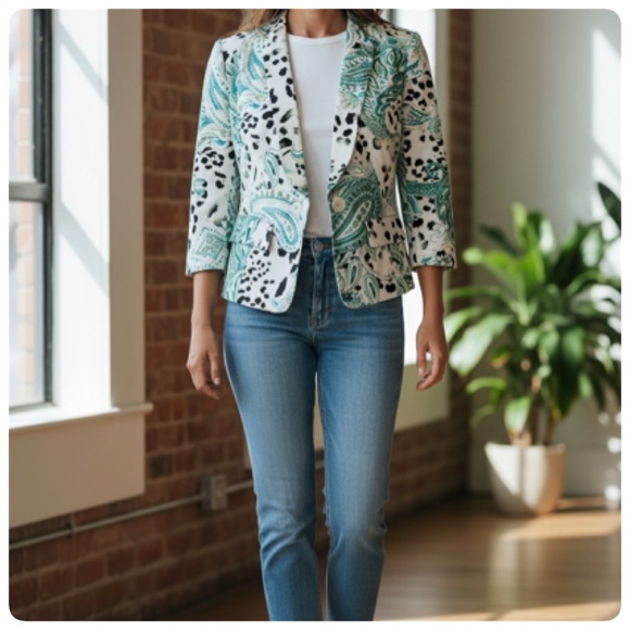 W BY WORTH CAREER BLAZER SIZE 4 - Picture 6 of 16